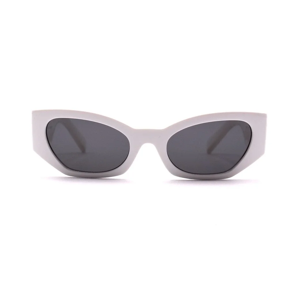 DOLCE&GABBANA DG6186 WHITE DARK GREY LENS AUTHENTIC SUNGLASSES
